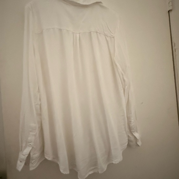 Alexander Wang Women's White Button-Down Shirt - Picture 9 of 12